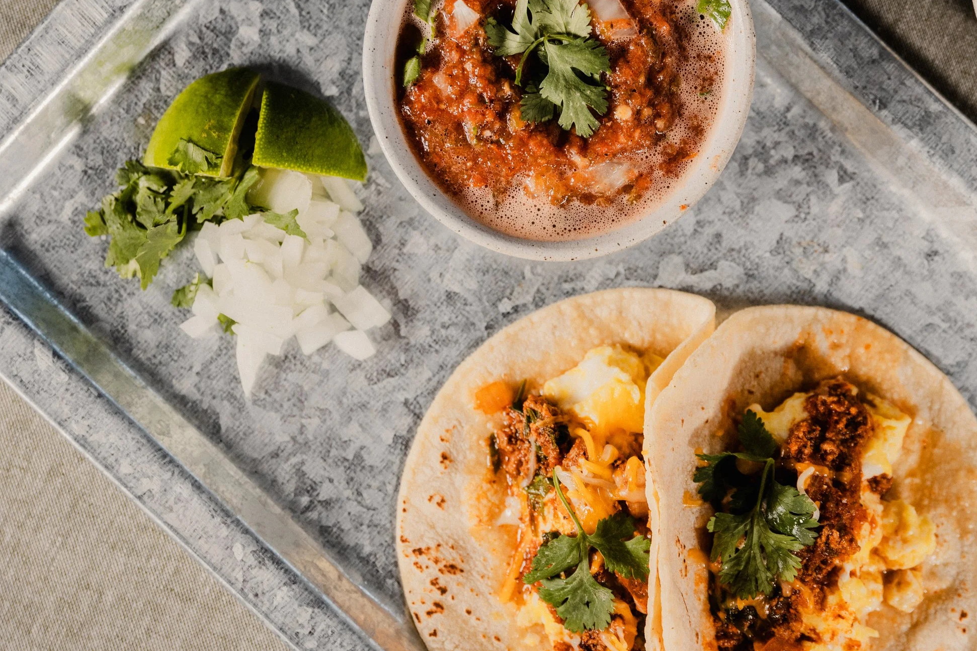 Tacos Con Chorizo