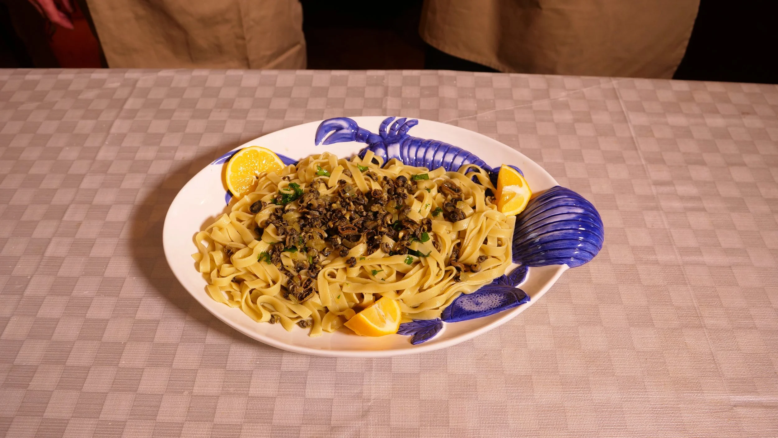 Tagliatelle con naridole e pantanelle
