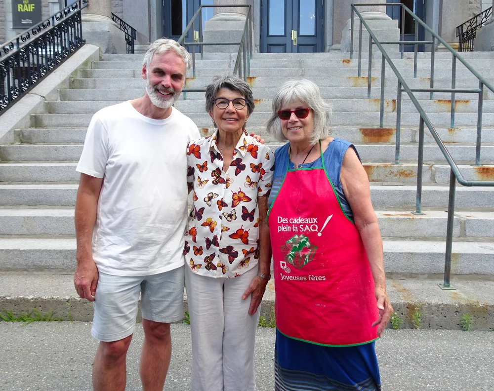  Les invités de marque&nbsp;: Marco Chioini et Diane Doyon, en compagnie de Claire. 