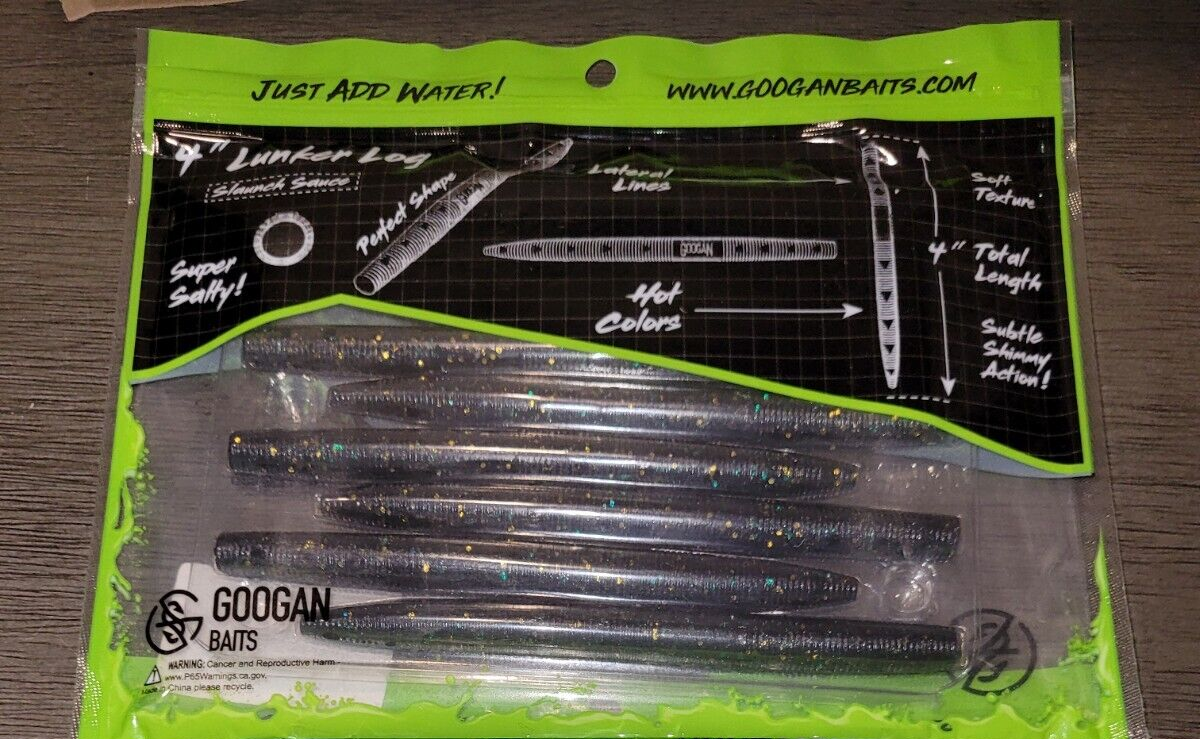 Googan Lunker Log 6" Night Club