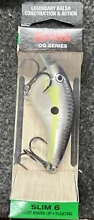 2 Crankbait Rapala Slim 6 OG Series, Colore Helsinki Shad, 2-3/4" 1/2 Oz