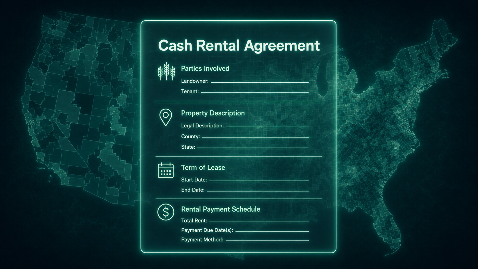 Wisconsin Land Lease Agreement Template