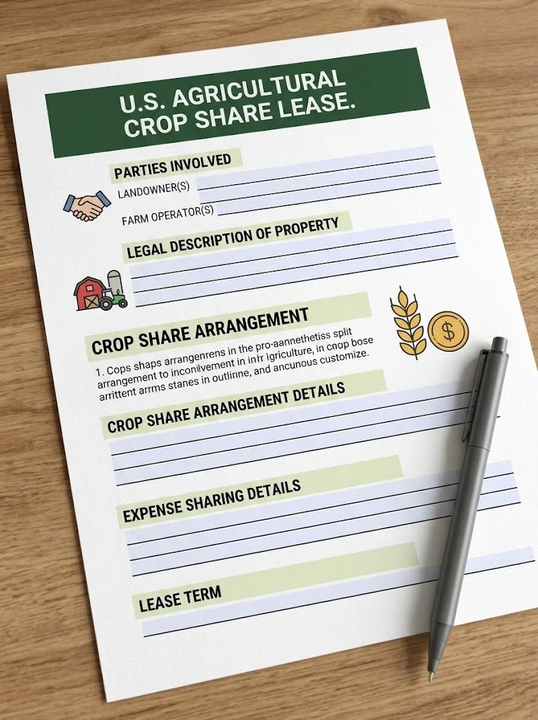 Ohio Crop Share Lease