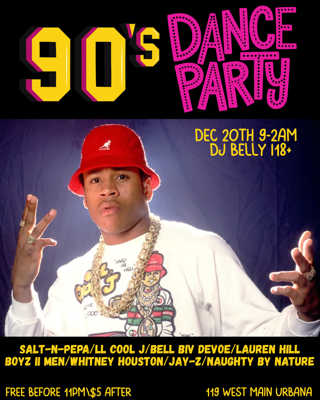 90s Dance Night DJ BELLY