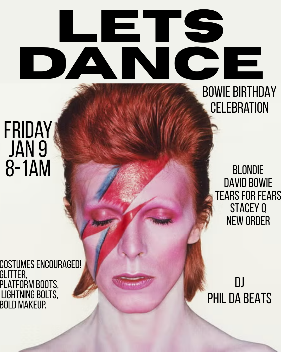 LETS DANCE:DAVID BOWIE DANCE NIGHT