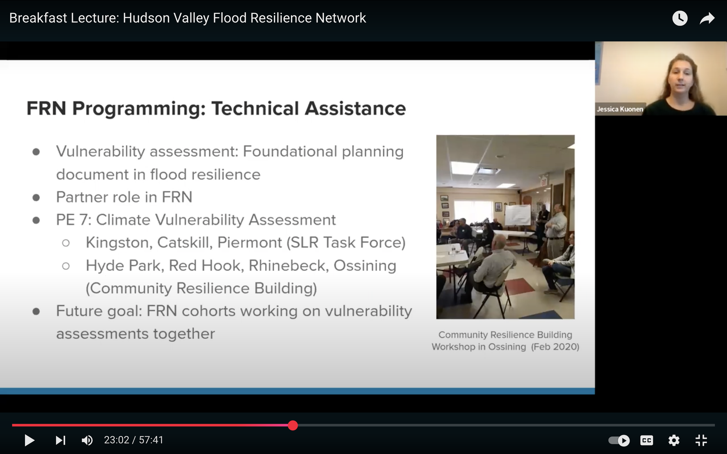 Breakfast Webinar: Hudson Valley Flood Resilience Network