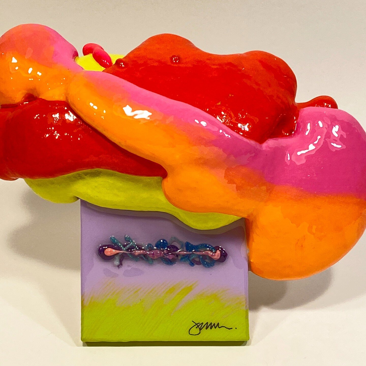 &quot;Tom's Cloud&quot; is now in the S. Froncek Collection. For more 'unsold' art go to PoobahStudio.com.
#art #painting #sculpture #resin #poobahstudio #fun