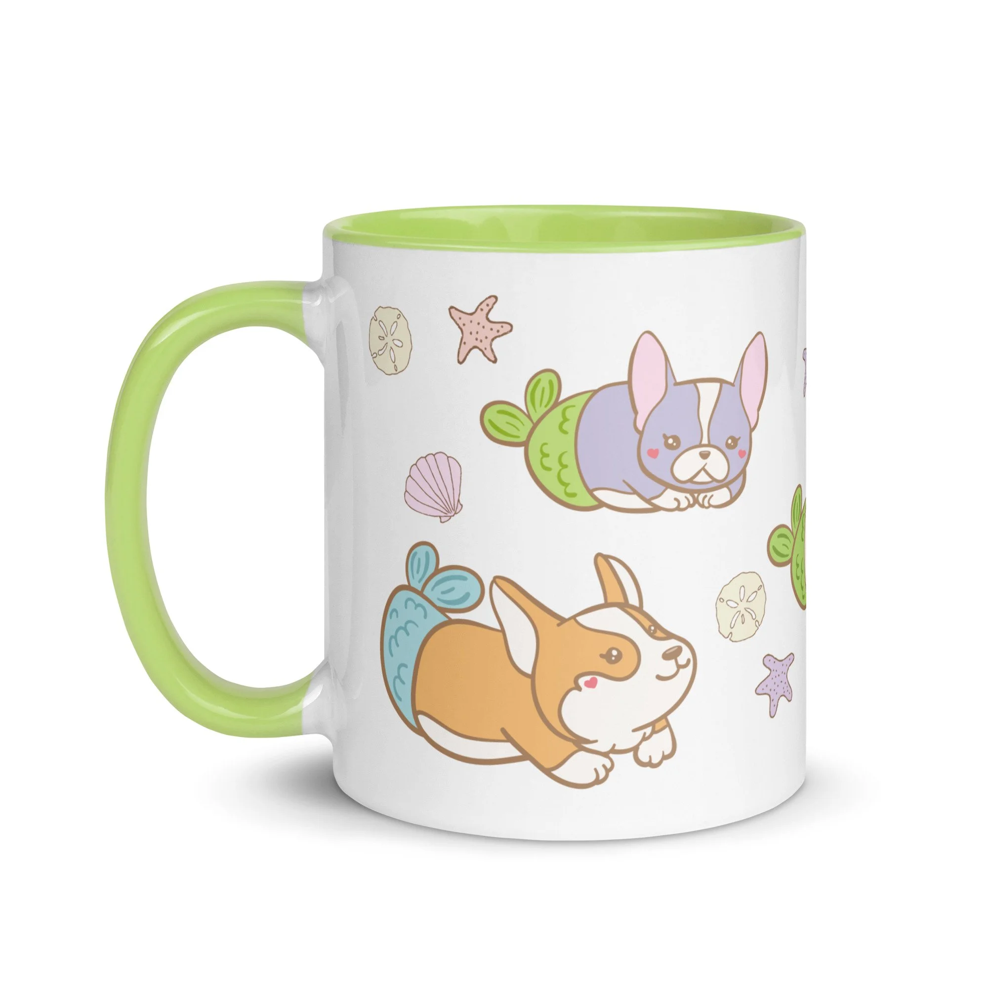 Merdogs Mug with Color Inside - Shlii Kawaii