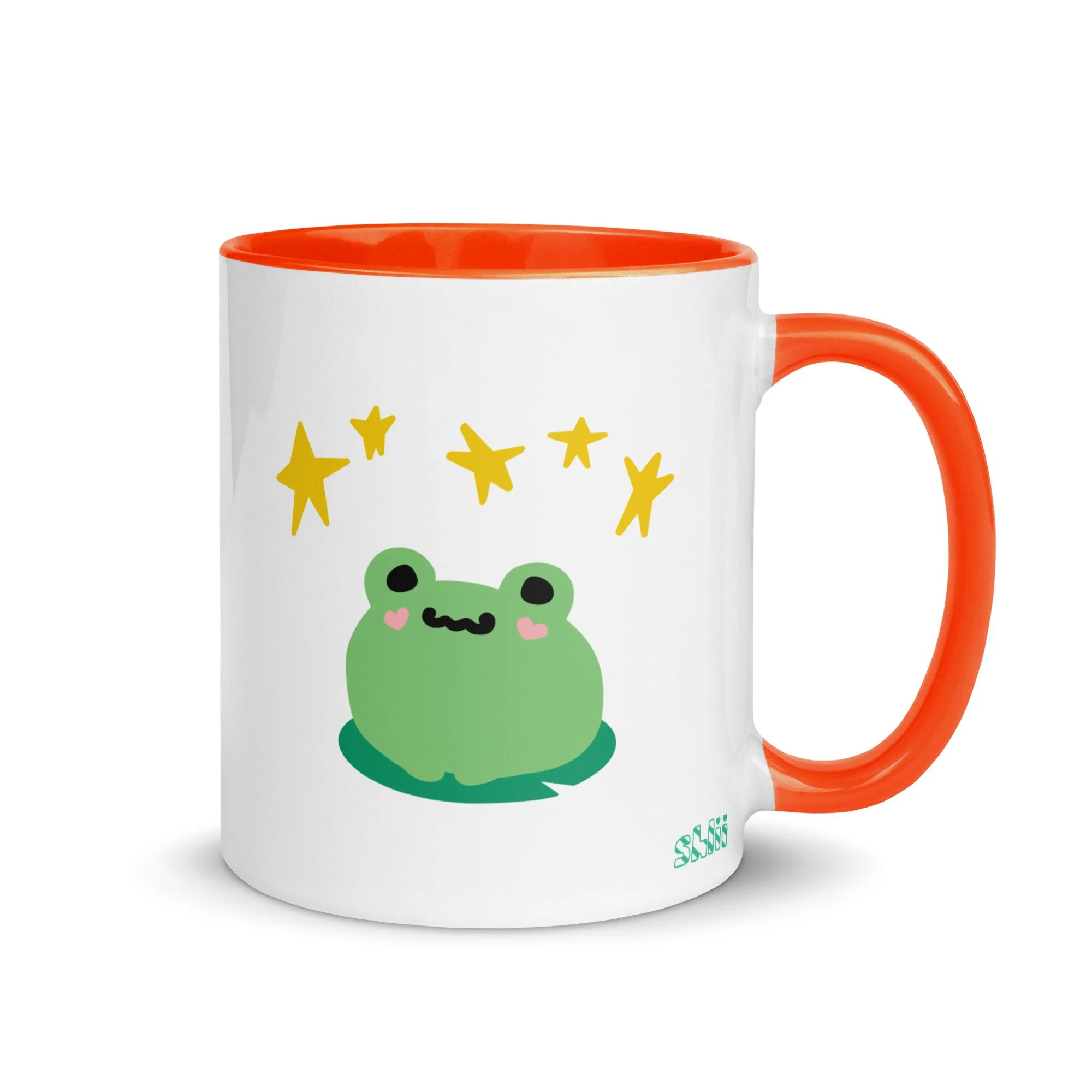 Baby Ribbit Mug with Color Inside - Shlii Kawaii