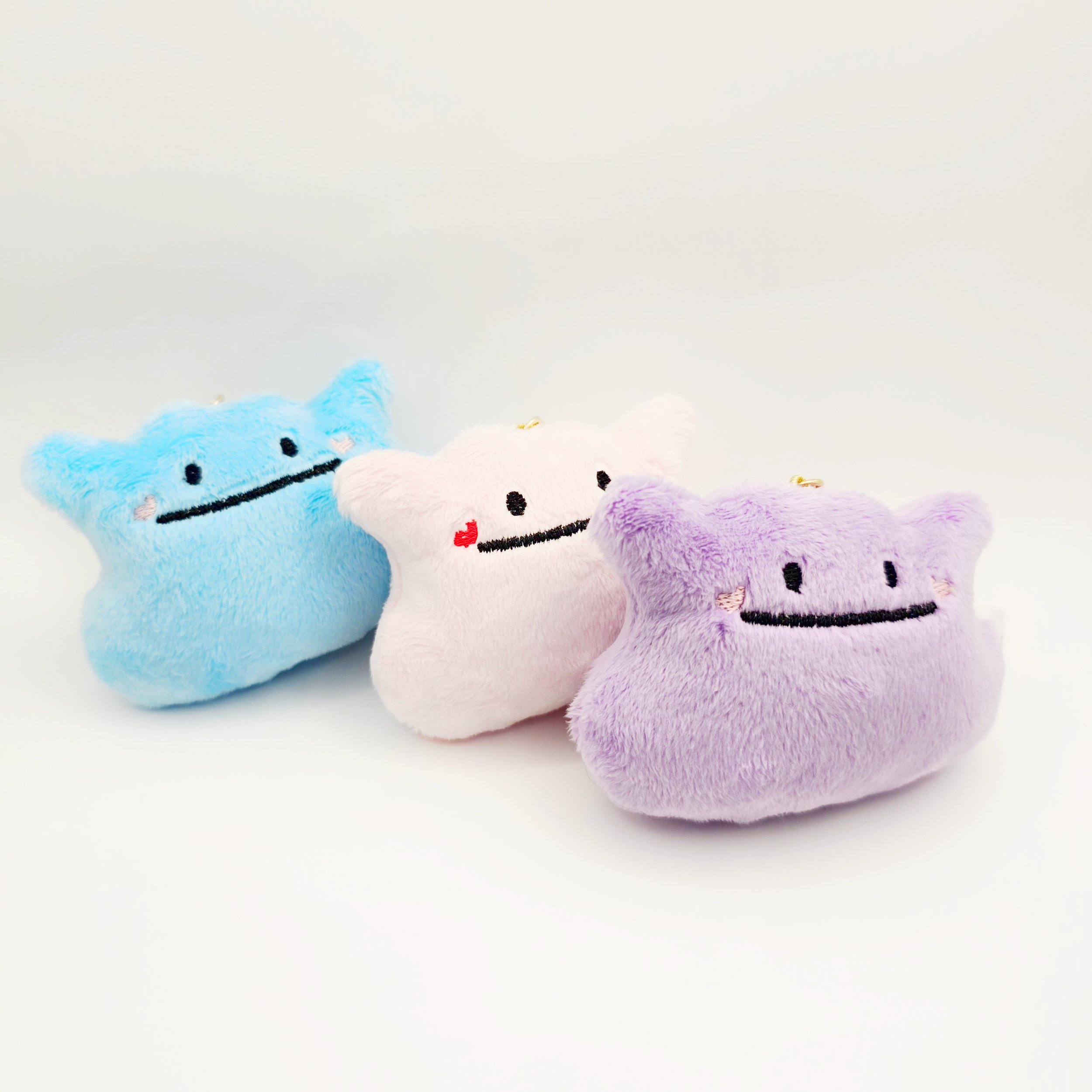 Handmade Plush Keychain Ditto