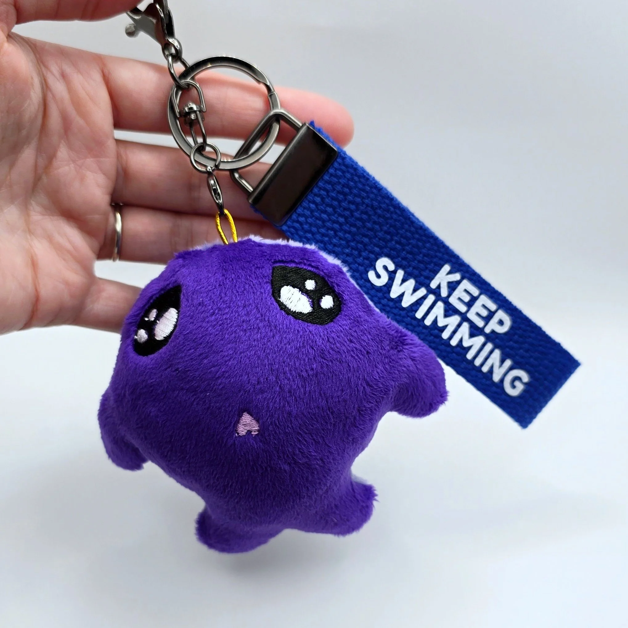 Baby Whalien Handmade Plush Keychain