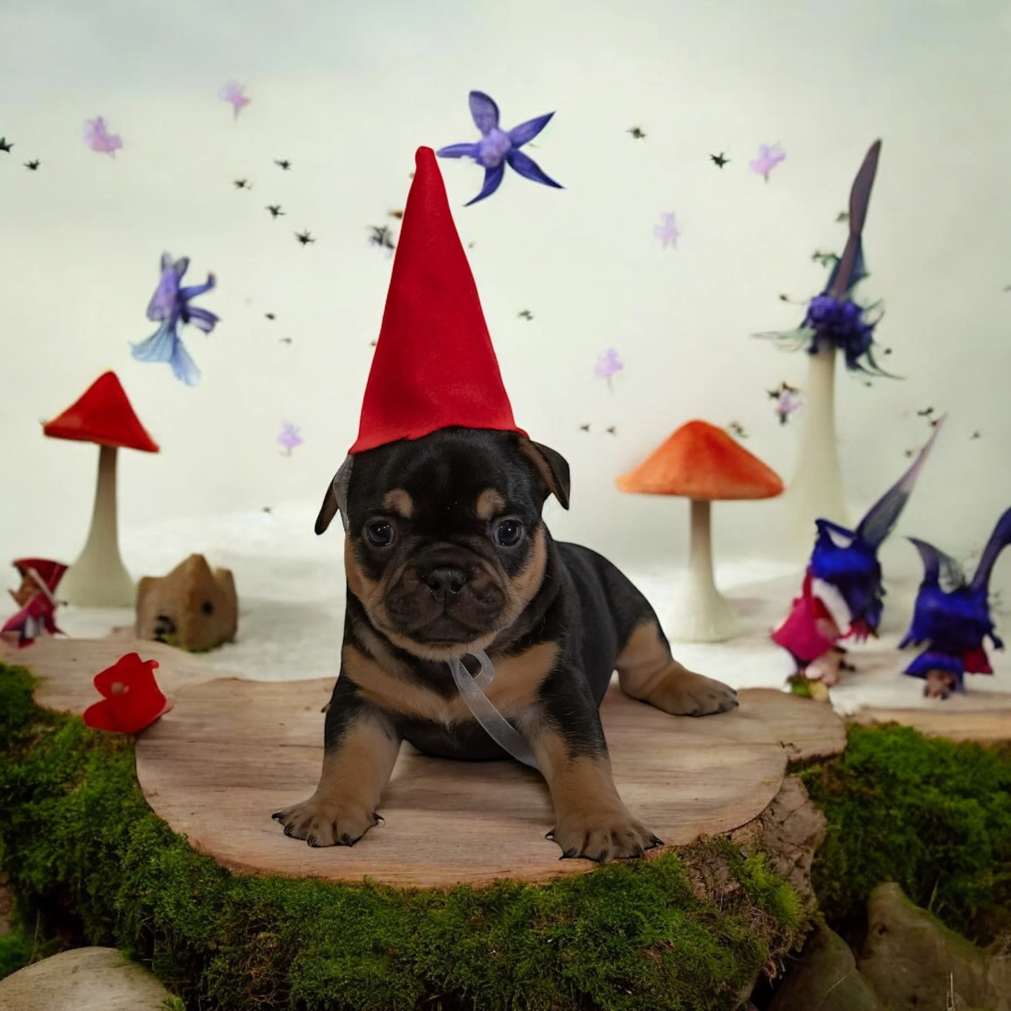 Jager during our frenchie fairy forrest shoot!