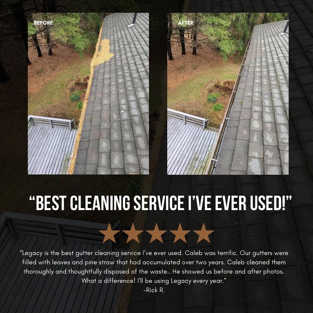 We love reviews like this! ✨ Thank you Rick for your amazing feedback! We appreciate it!

Call today for our 5 star service! 📞603.760.1927

🖥️ www.legacygutter.com

#legacygutter #protectyourhomebuildyourlegacy #calltheexperts #guttercleaning #best