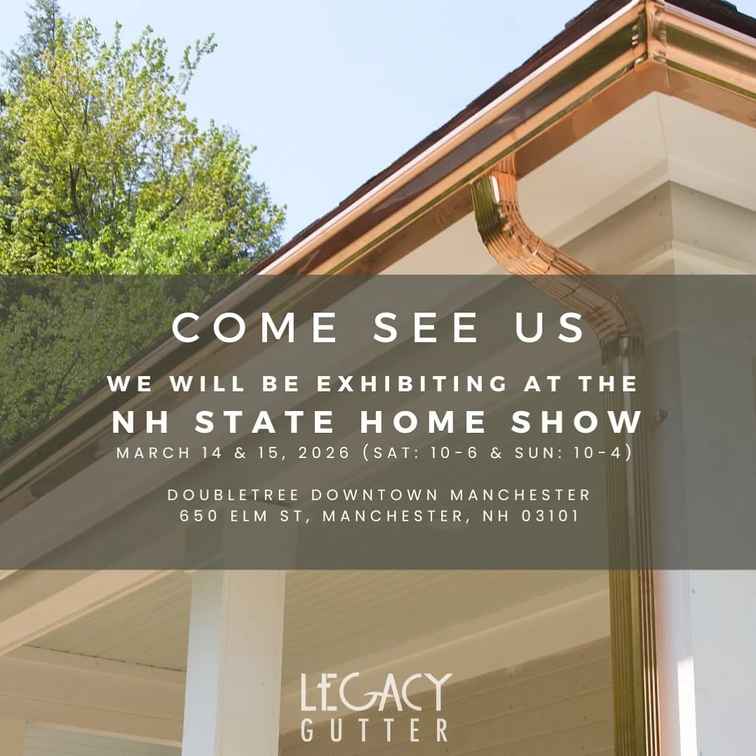 Come and see us at the New Hampshire State Home Show this weekend!

Saturday, March 14 (10 to 6) and 
Sunday, March 15 from (10 to 4) 

Doubletree Downtown Manchester
650 Elm St., Manchester, NH

Hope to see you there!

📞603.760.1927
🖥️ www.legacyg