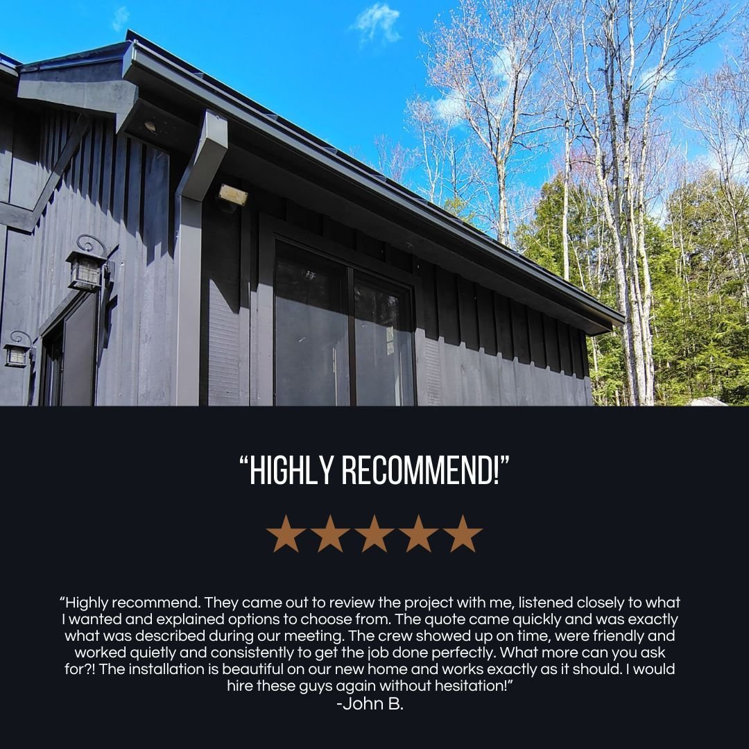 ⭐️⭐️⭐️⭐️⭐️ 
Another happy customer and another 5-star experience! 🙌

Thank you for trusting us with your gutter install John! ✨ We&rsquo;re beyond grateful for the kind words and support. Knowing our work made a difference means everything to us. 💙