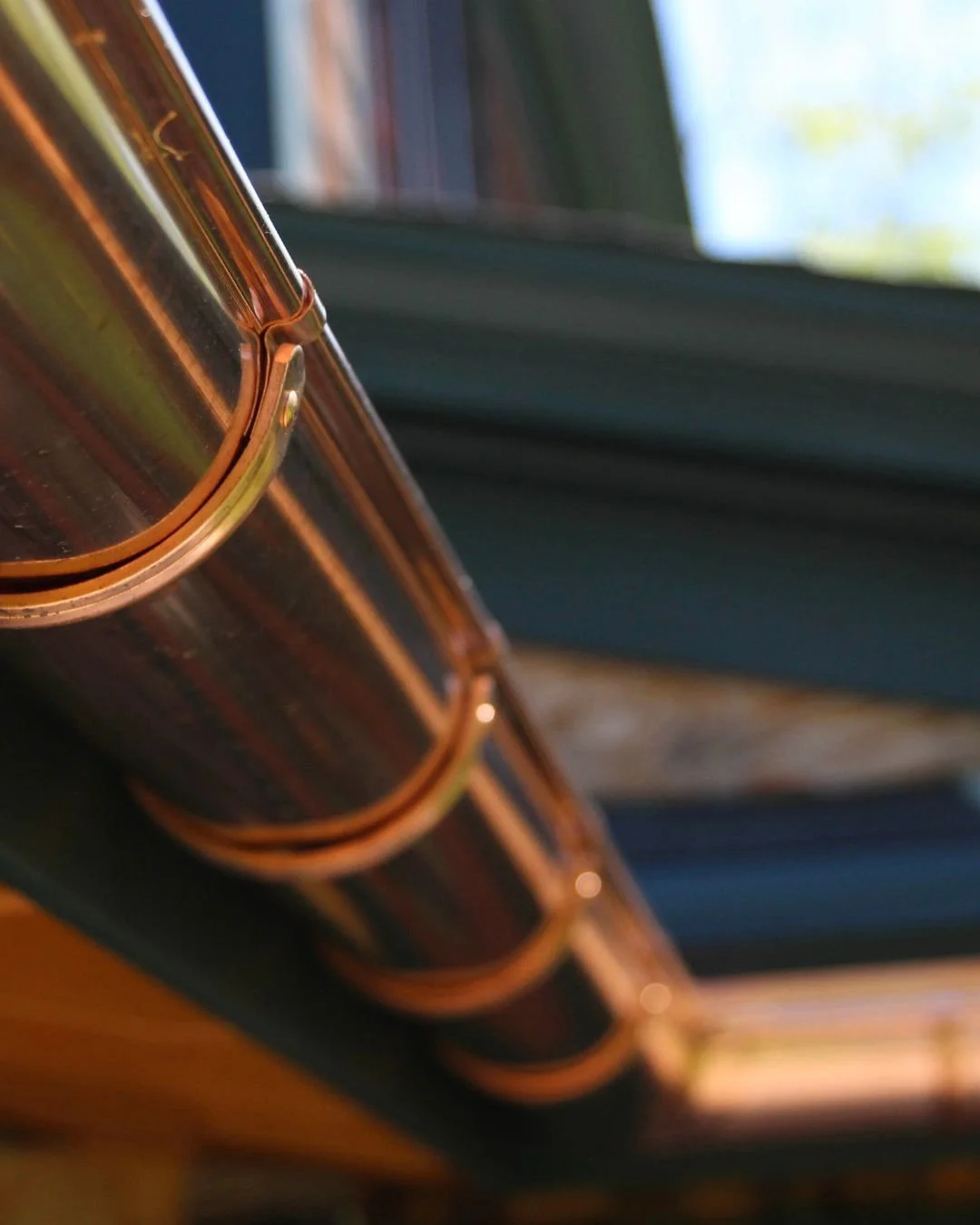 Timeless curb appeal starts at the roofline. ✨

Half round copper gutters bring classic architectural style, unmatched durability, and a natural patina that only gets better with age. From historic homes to custom builds, they add elegance and long-t