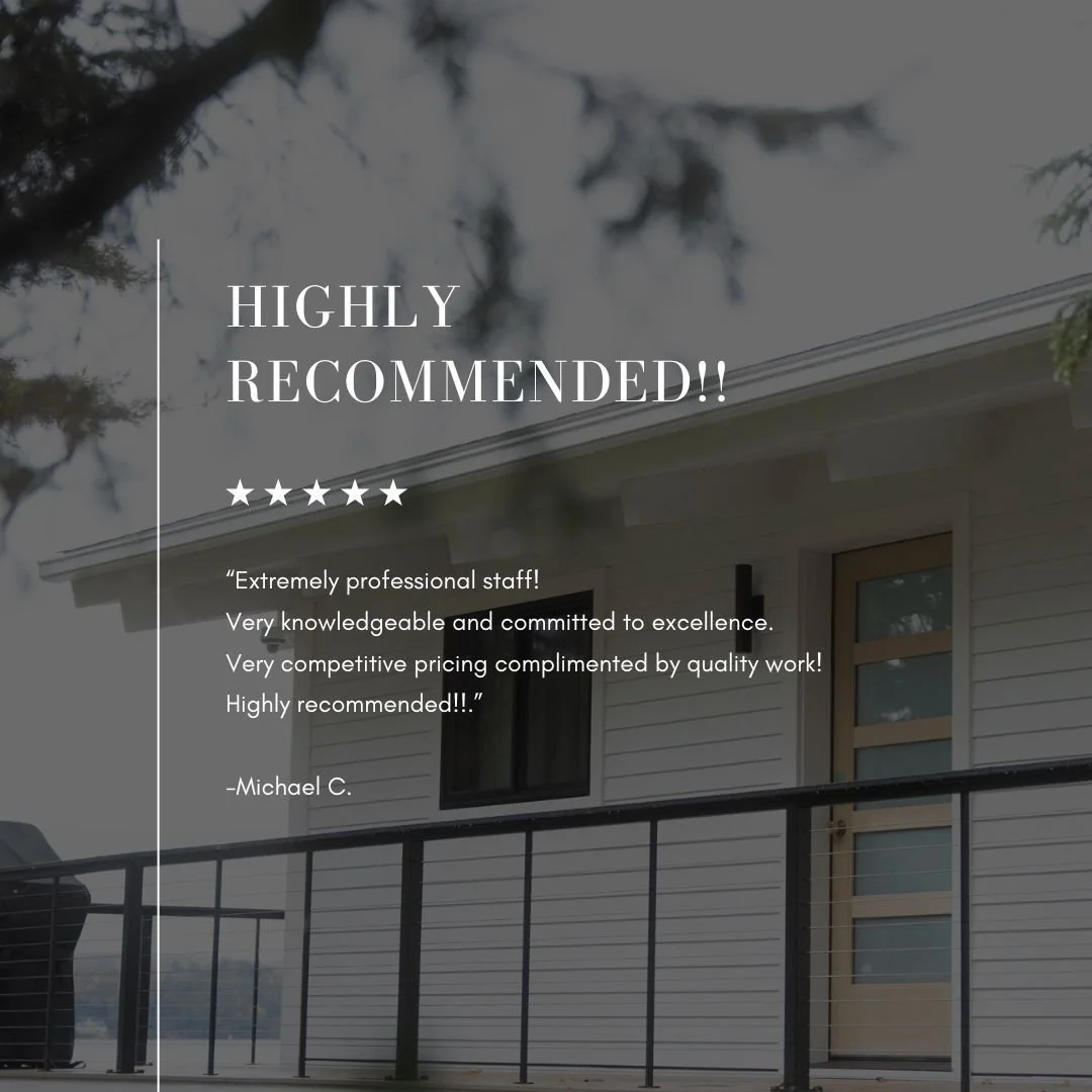 Another 5 star review! ⭐

Nothing means more to us than knowing our customers are happy with the quality of our work and the service they receive. We take pride in delivering dependable craftsmanship, honest communication, and results you can count o