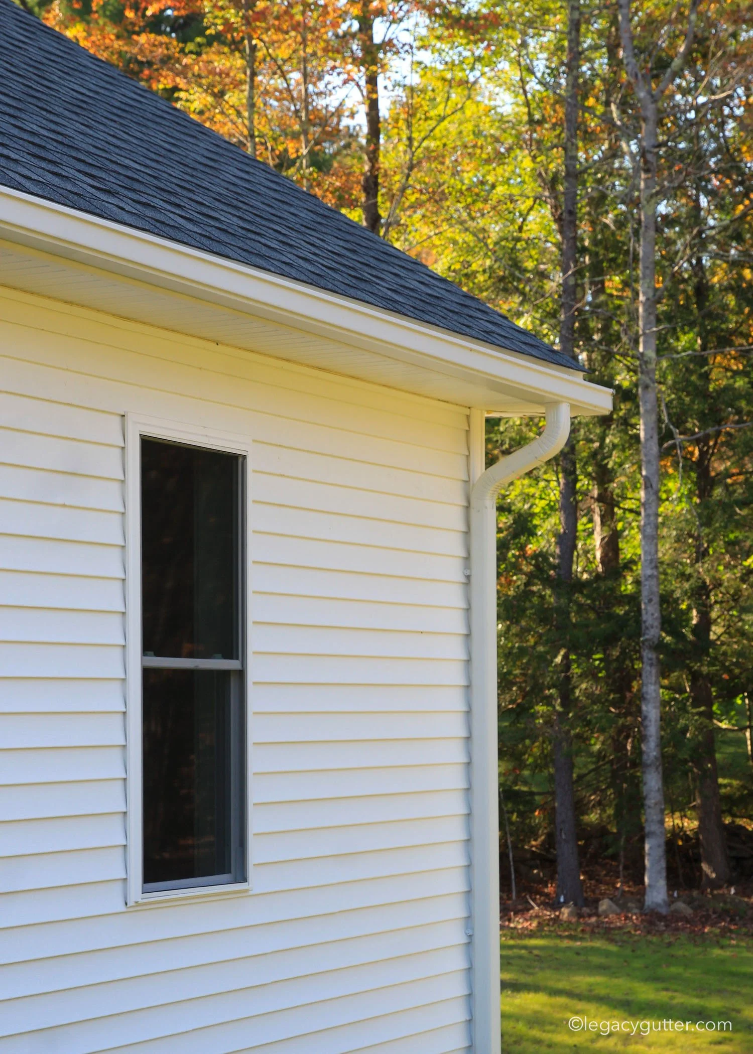 Seamless gutter installation in Lowell, MA by Legacy Gutter Solutions