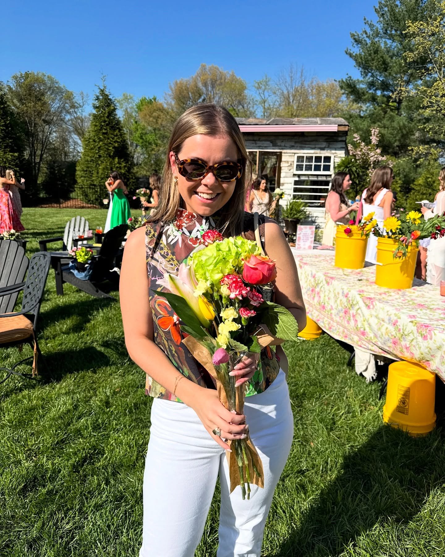 Le Nashville Garden Party hosted by the fabulous @millsholladay !!!!