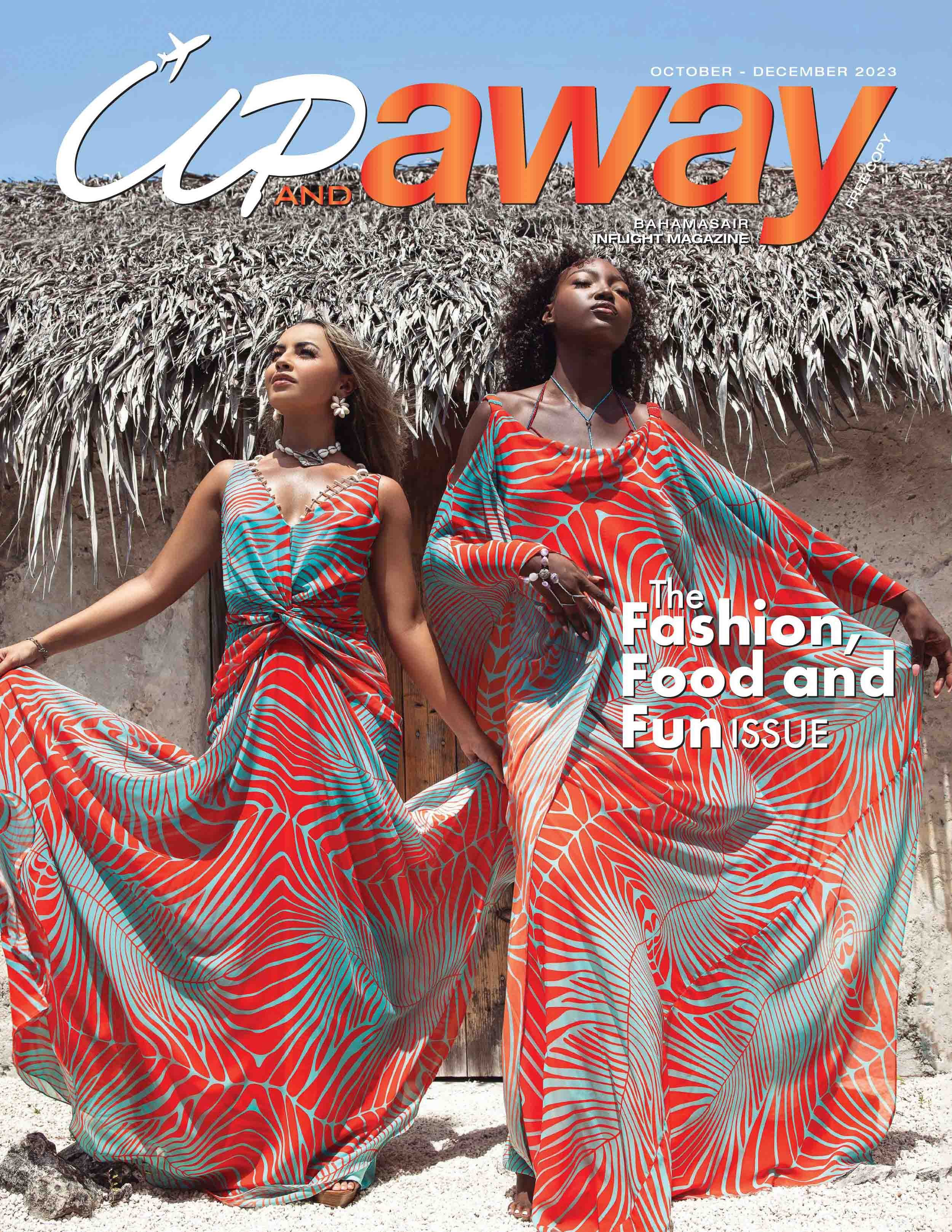 Up & Away Bahamas Air Magazine Cover photography by Bahamas phot