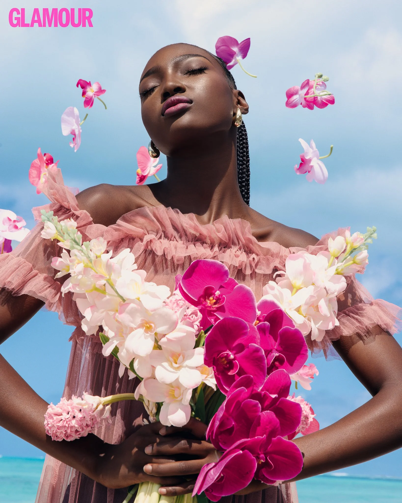 Bahamas photographer Robyn Damianos for Glamour Magazine featuri