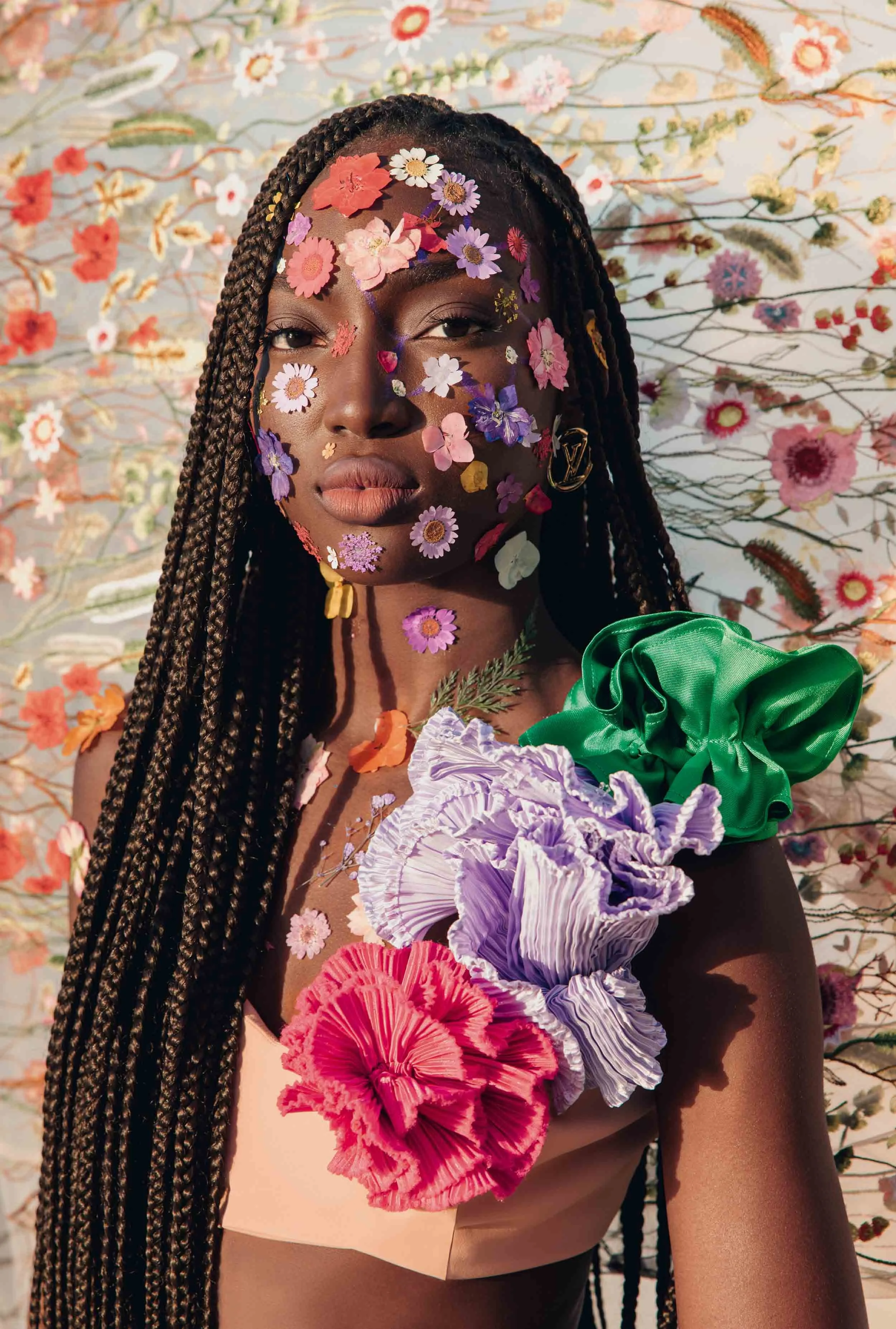 Floral Spring Editorial photography in The Bahamas by Robyn Damianos