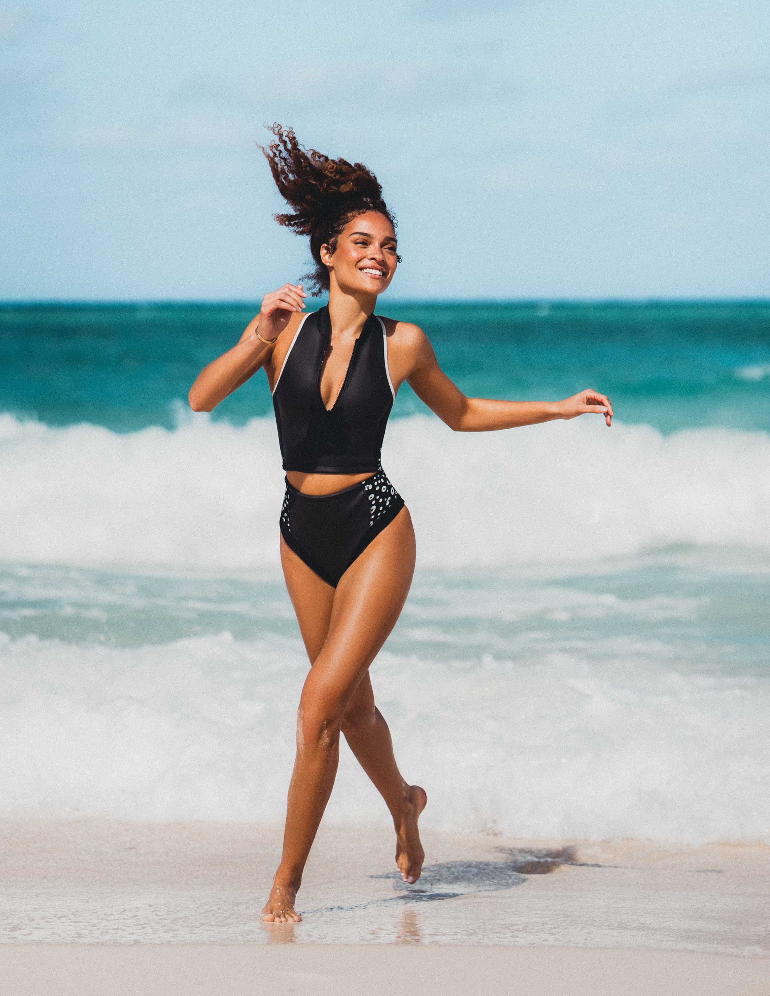 Scales Swimwear photography in Harbour Island by Robyn Damianos The Bahamas photographer 