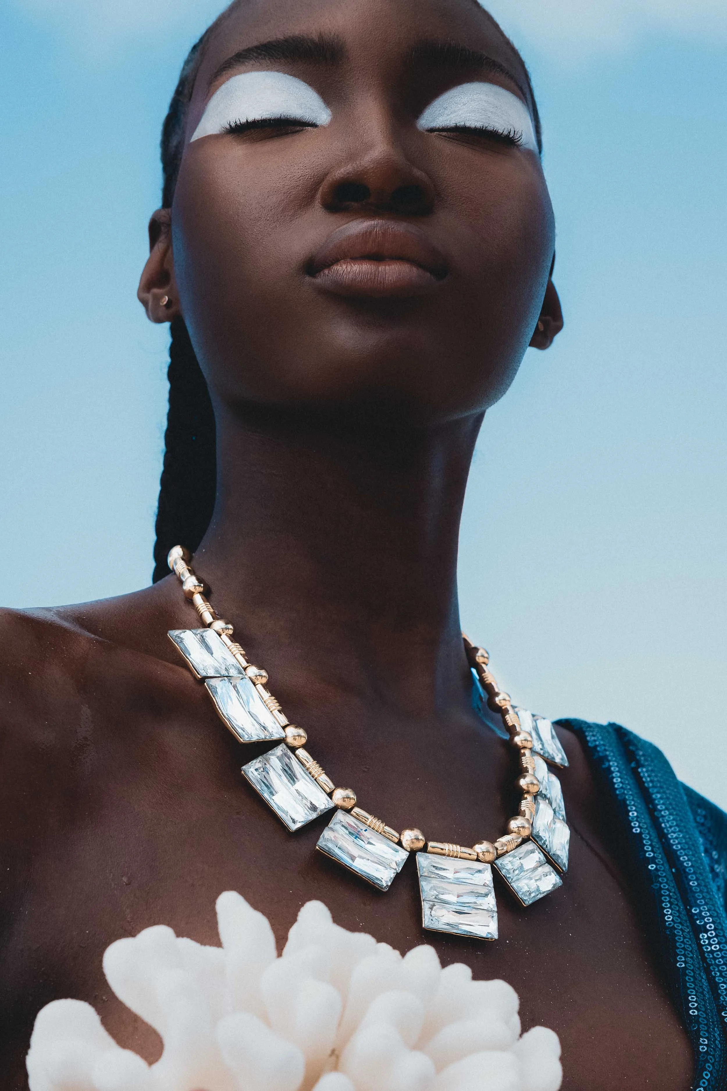 Jewelry photography in The Bahamas with a model in the bahamas by Robyn Damianos