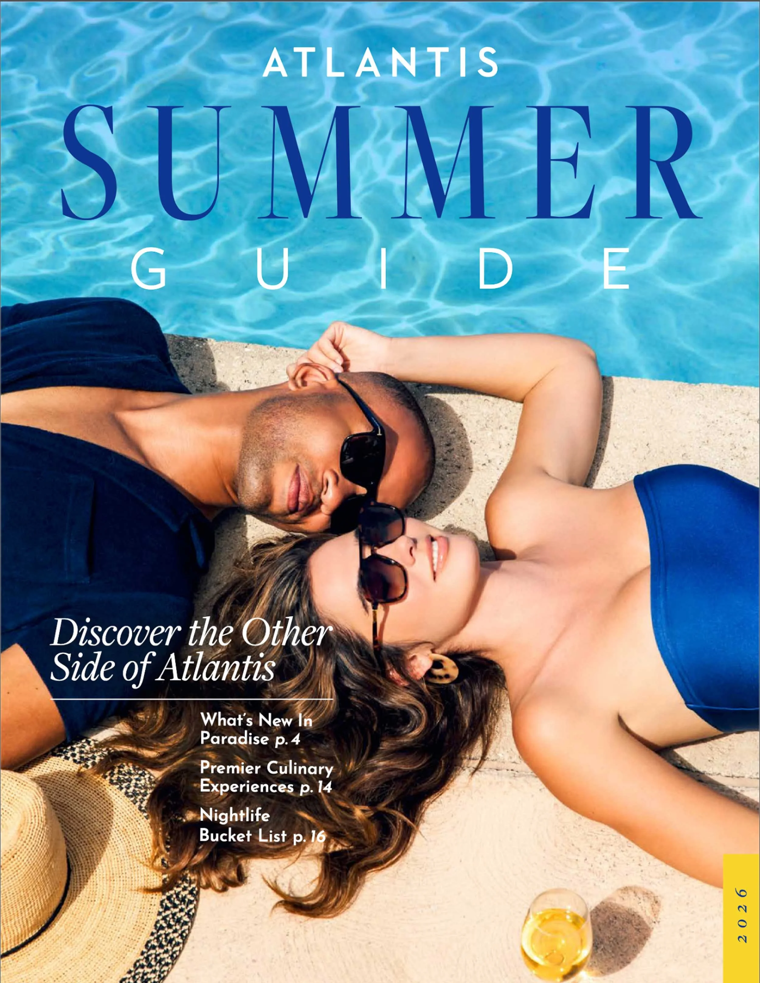 Atlantis Resort Bahamas photography by Advertising photographer Robyn Damianos in Nassau new providence featuring two models by the pool. 
