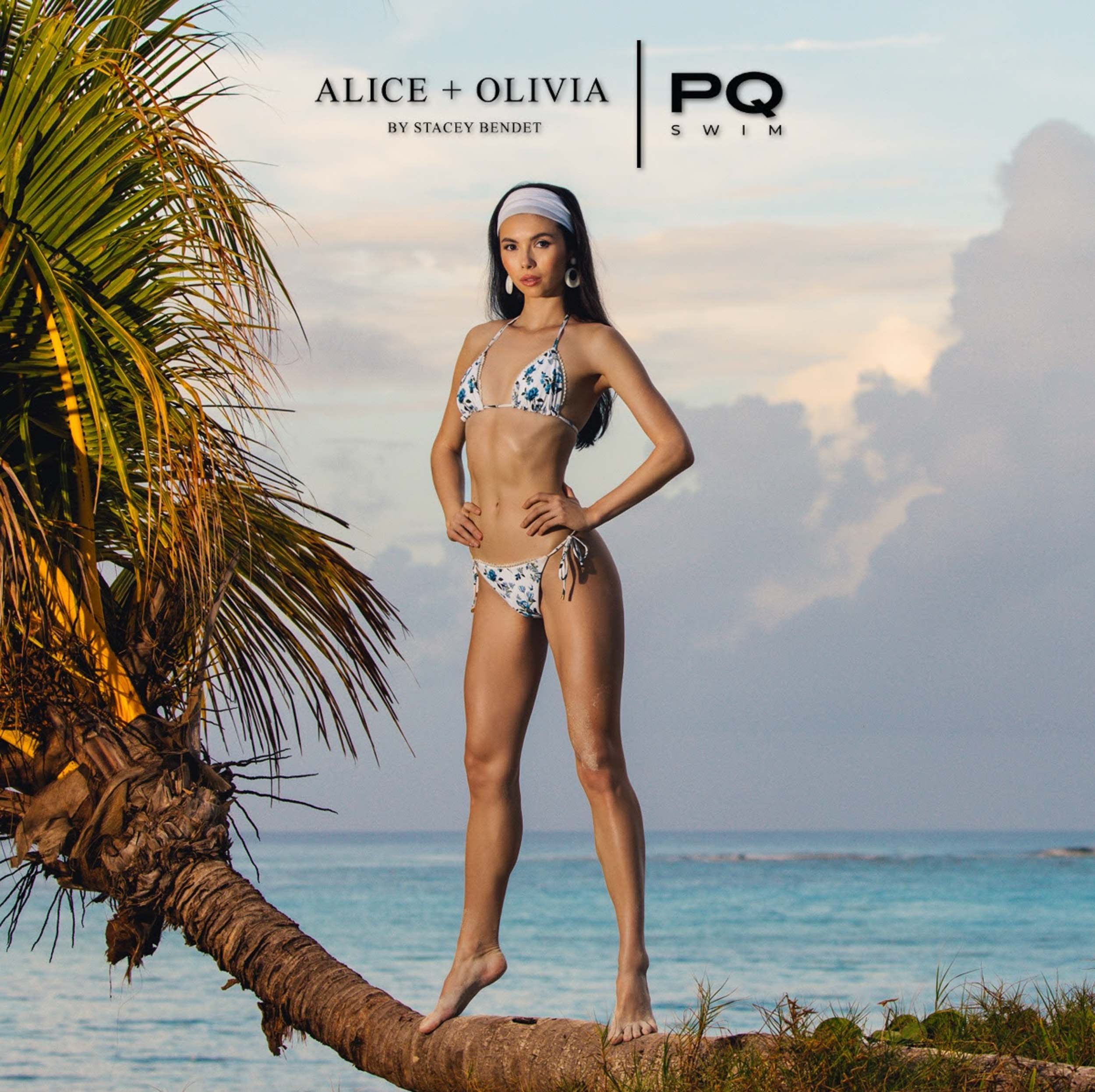 Swimwear Photography for Alice & Olivia and PQ Swimwear by Robyn Damianos, Bahamas Fashion and Swimwear Photographer