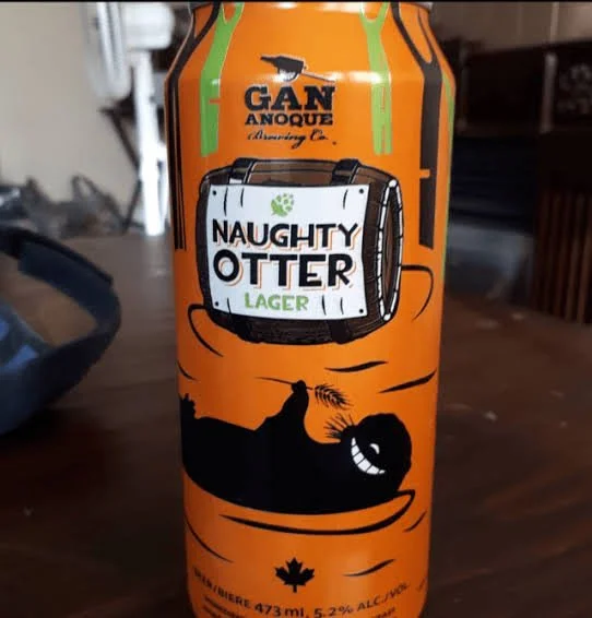 Naughty Otter Lager can