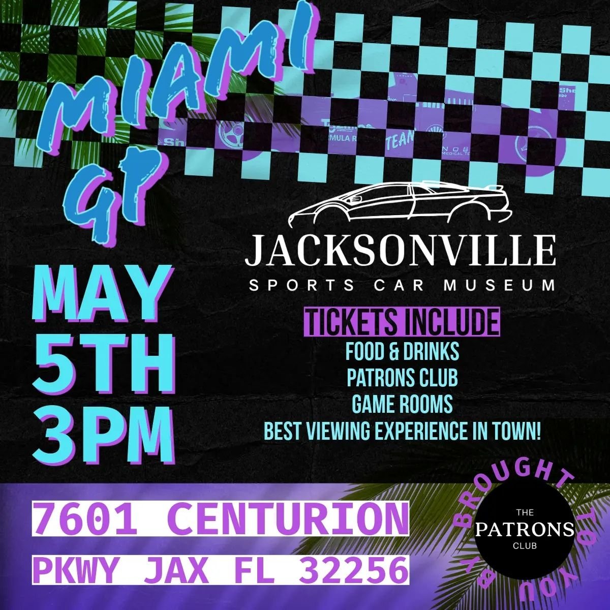 Looking for the best place in town to watch the Miami GP? Then here you go! Tickets are extremely limited!!

@patronsclubjax
@deerwoodcastle

Ticket link in BIO

#watchparty #miamigp #904thingstodo