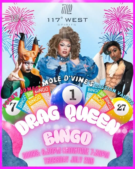 Drag Queen Bingo @ 117º West Spirits