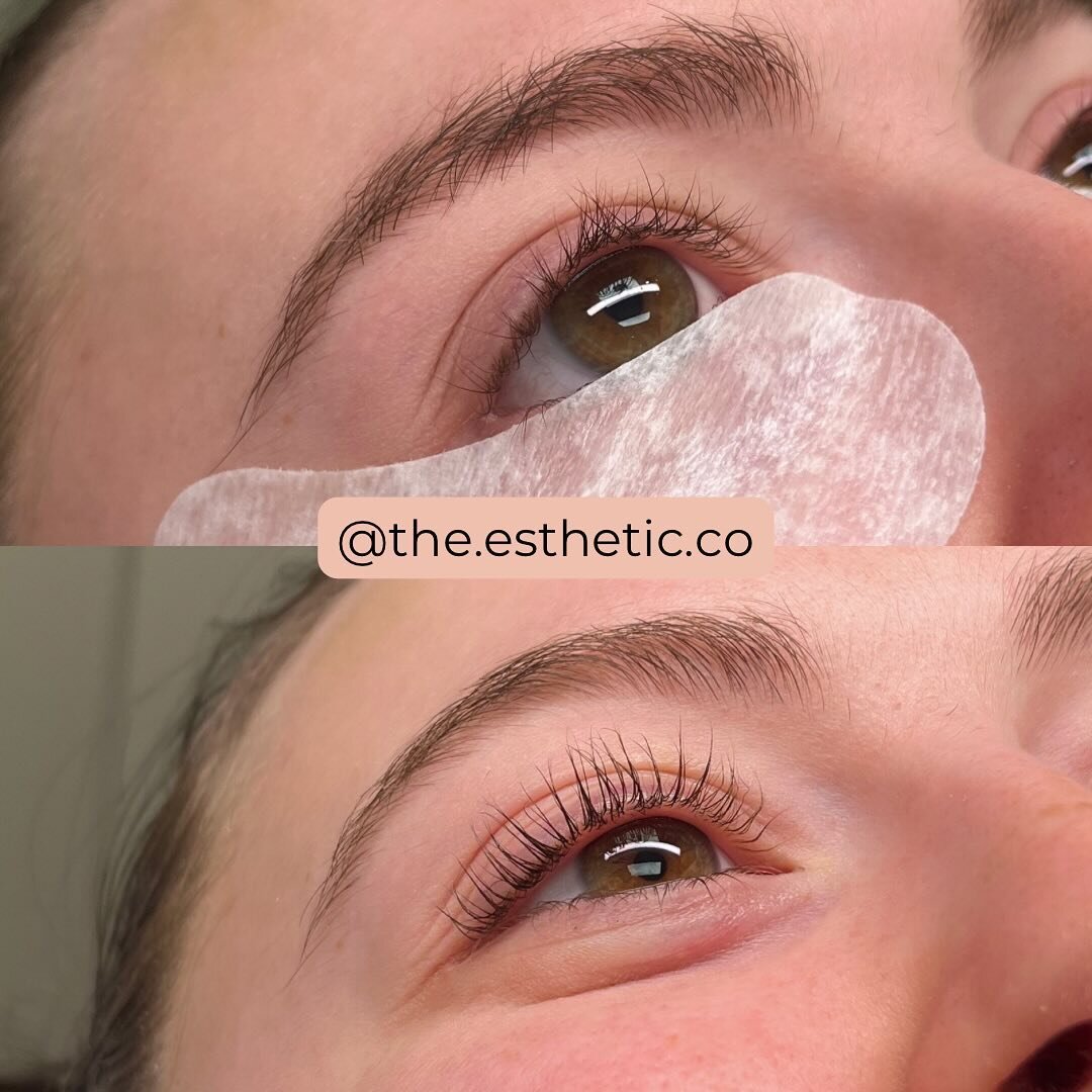 LASH LIFT &amp; TINT by Olivia 🫶🏻🤓 
Looking to enhance your lashes without the extensions? A lash lift and tint will give them that curled look and have you skipping the mascara for up 6 weeks 💫 
Book yours today in Charlottesville or Crozet at t