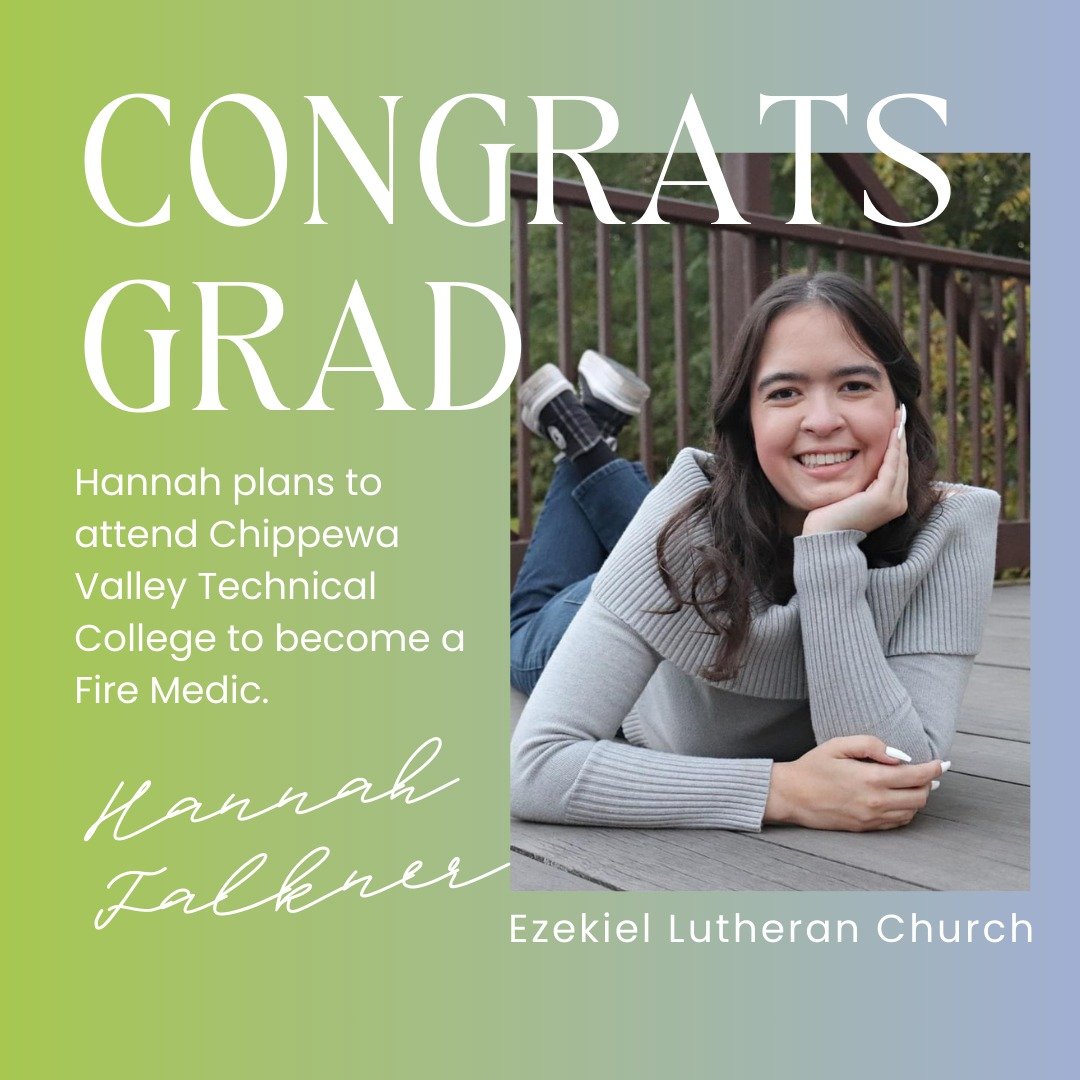 We’re celebrating our graduating seniors over the next few weeks! 🎓✨ Stay tuned as we highlight each of these awesome young people and cheer them on in this exciting next chapter.
Hannah plans to attend Chippewa Valley Technical College to bec