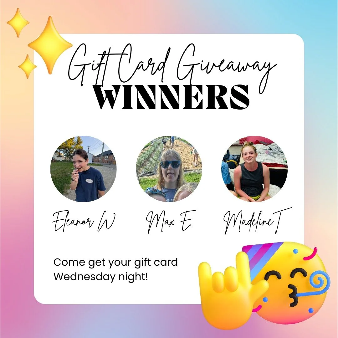 🎉Gift card giveaway winners!!

Thanks to everyone who completed the survey to let us know what you want to learn/do this year. Our giveaway winners are Eleanor W, Max E, and Madeline T!