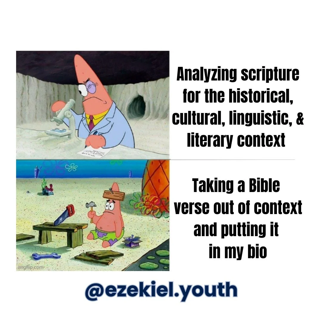 🔥meme monday💯

Remember that Biblical literacy matters more than just being able to recite scripture on the spot.

#mememonday #ELCA #Lutheran #theologymatters #riverfallswi
