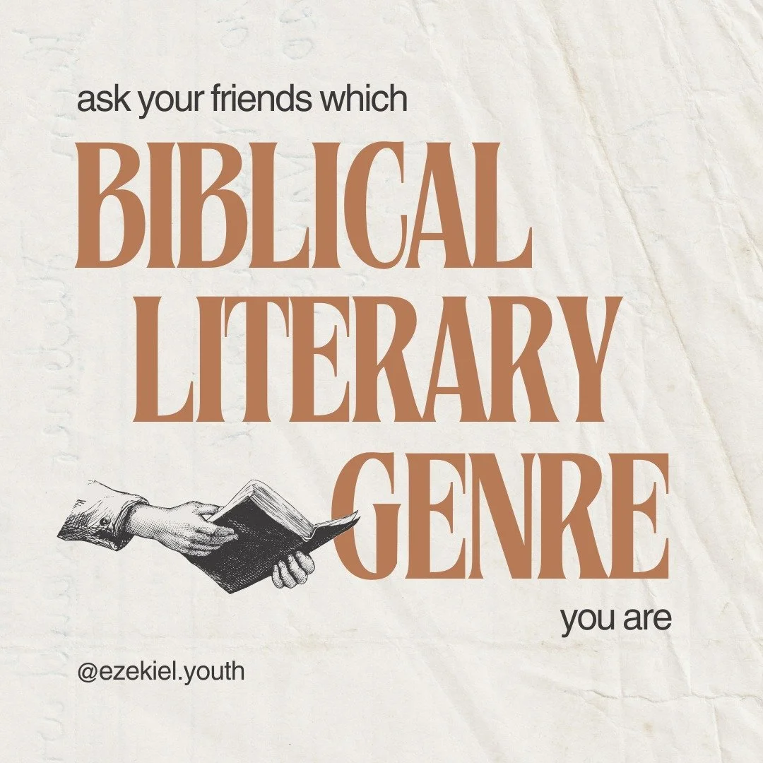 📖 Wonder which Biblical literary genre you are? Share with a friend to find out! 👯
#elca #lutheran #ezekielyouth #faithmemes