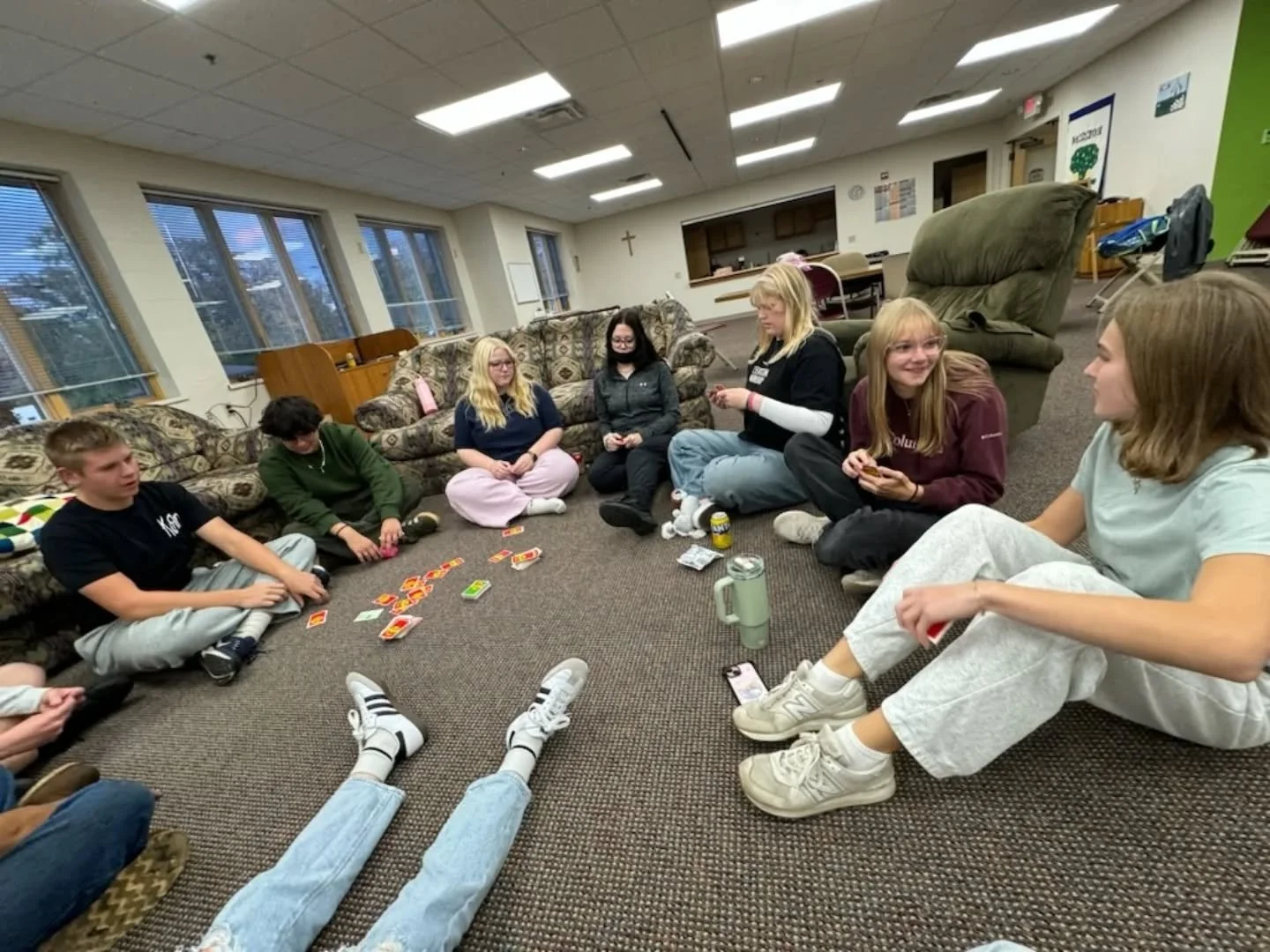 🐟Tonight, the high schoolers continued reading from Jonah. 

🌊We are o-fish-ally obsessed with this minor prophet!

#elca #lutheran #bookofjonah