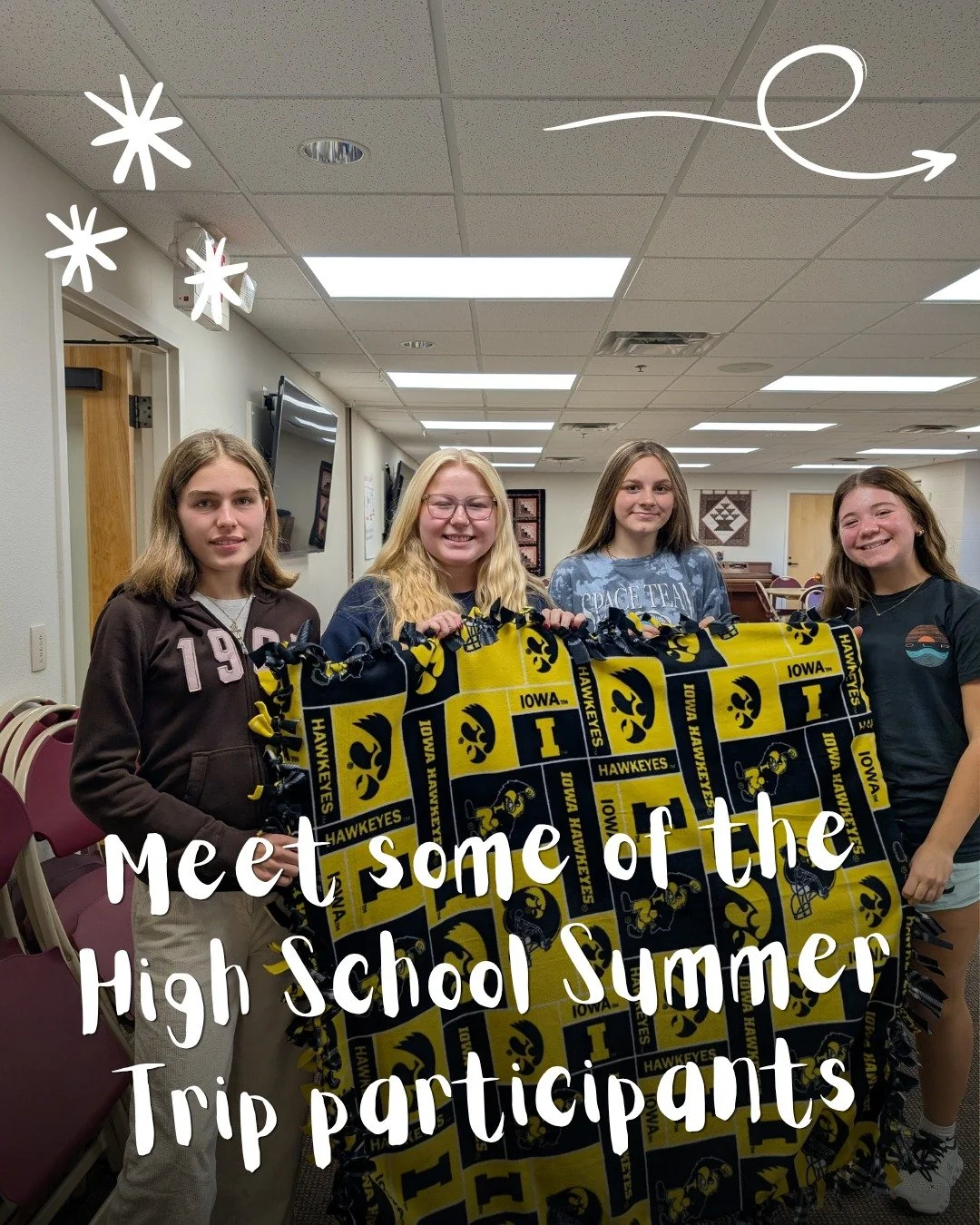 ✨Meet some of the High School Summer Trip participants!

Madeline, Josie, Katie, Piper, Rory, and Allison