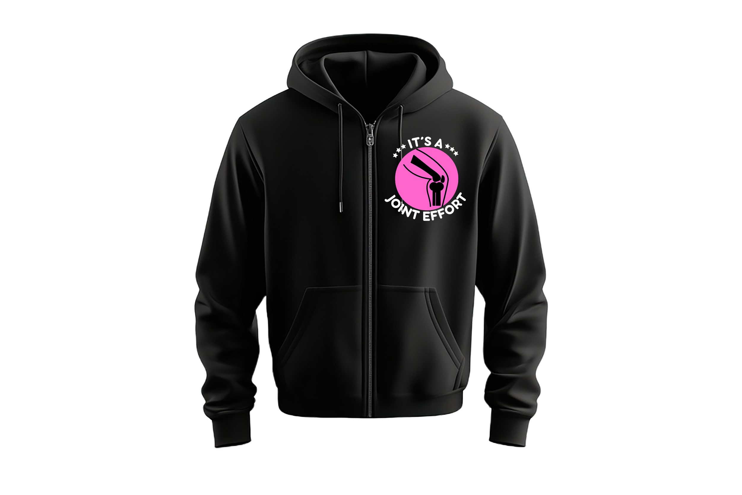 Musculoskeletal Zip Up Hoodie PINK