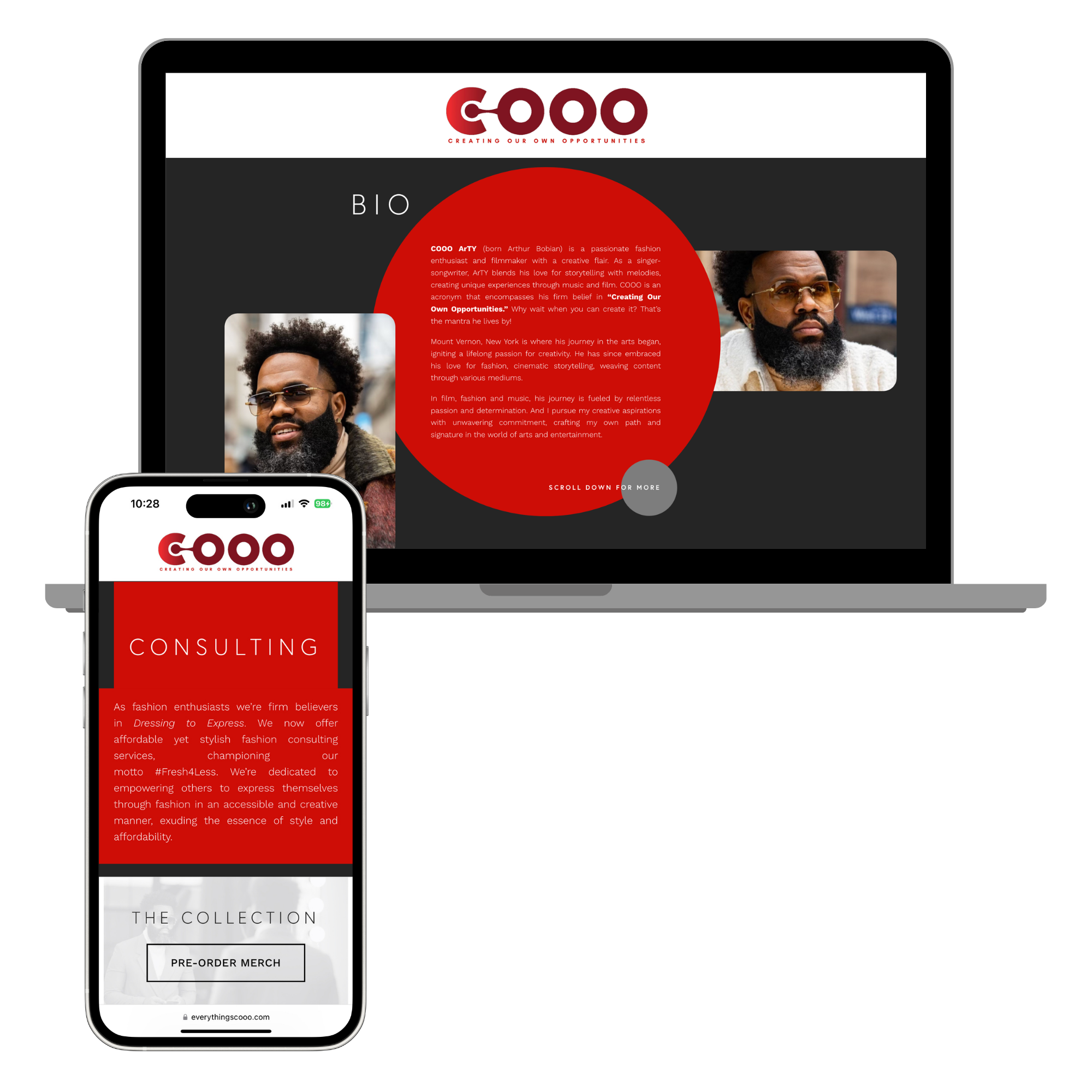 Studio NINE23 Design - COOO Website