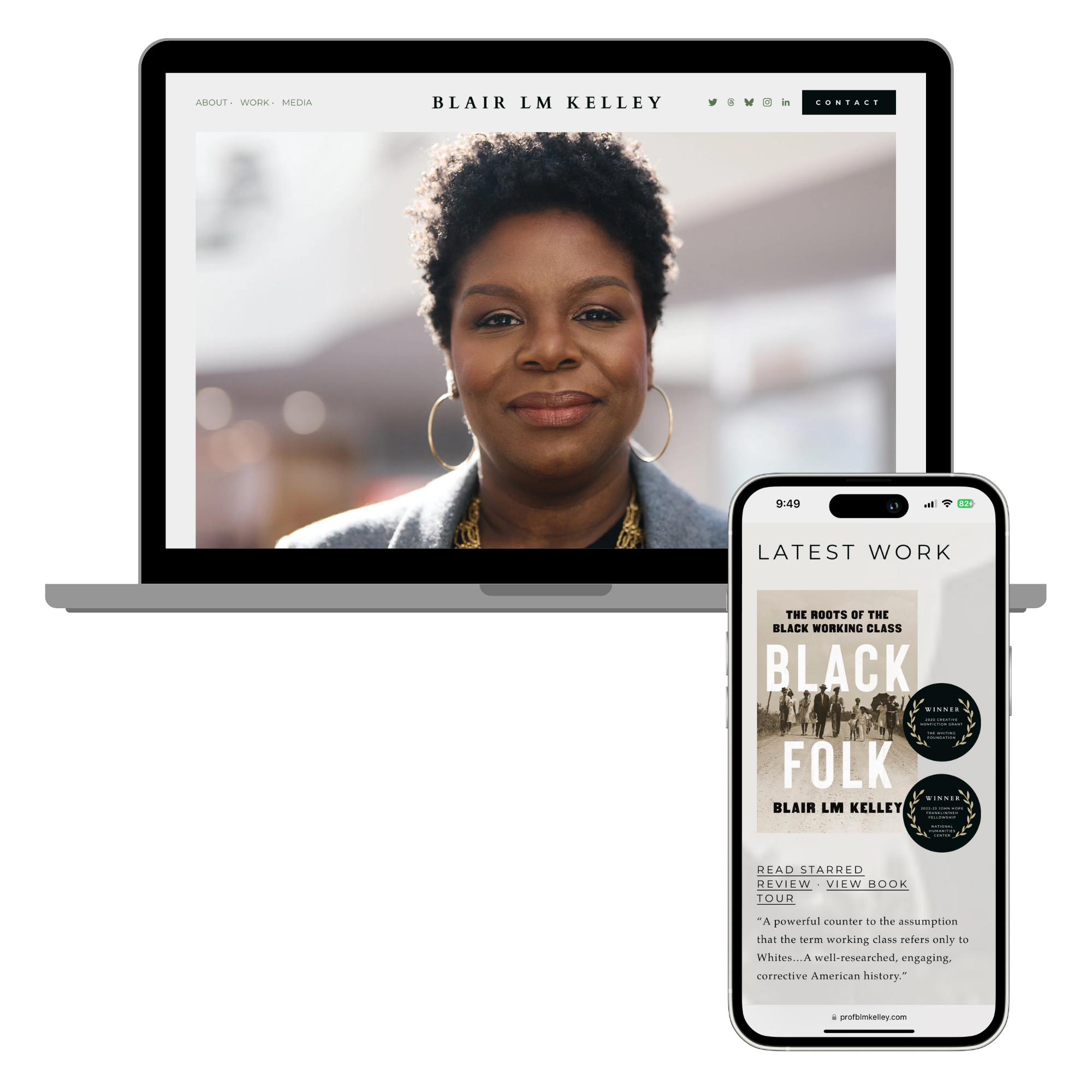 Studio NINE23 Design - Blair LM Kelley Website