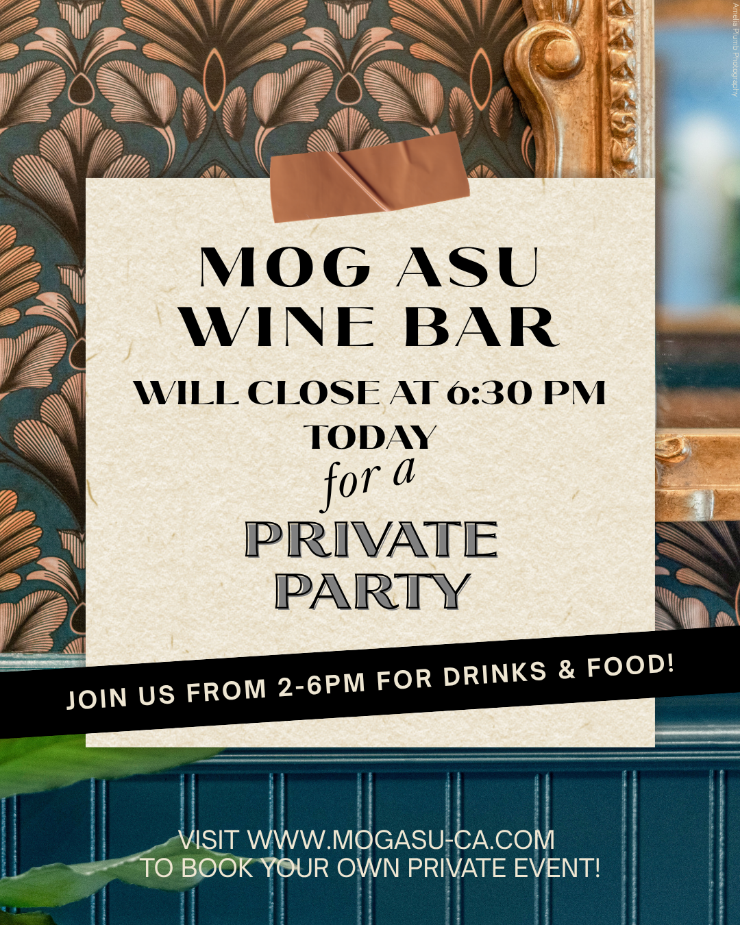 Closed early for Private Event