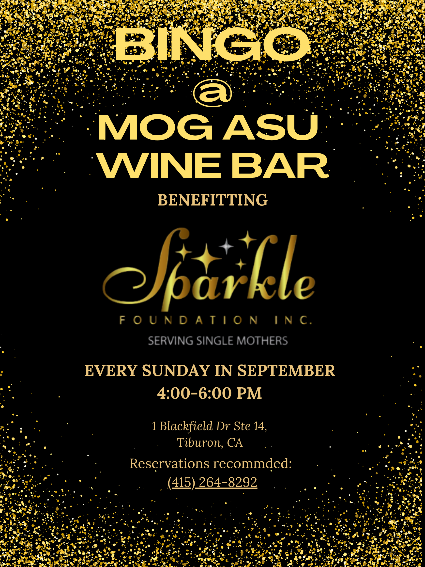 Bingo @ Mog Asu benefiting the Sparkle Foundation!
