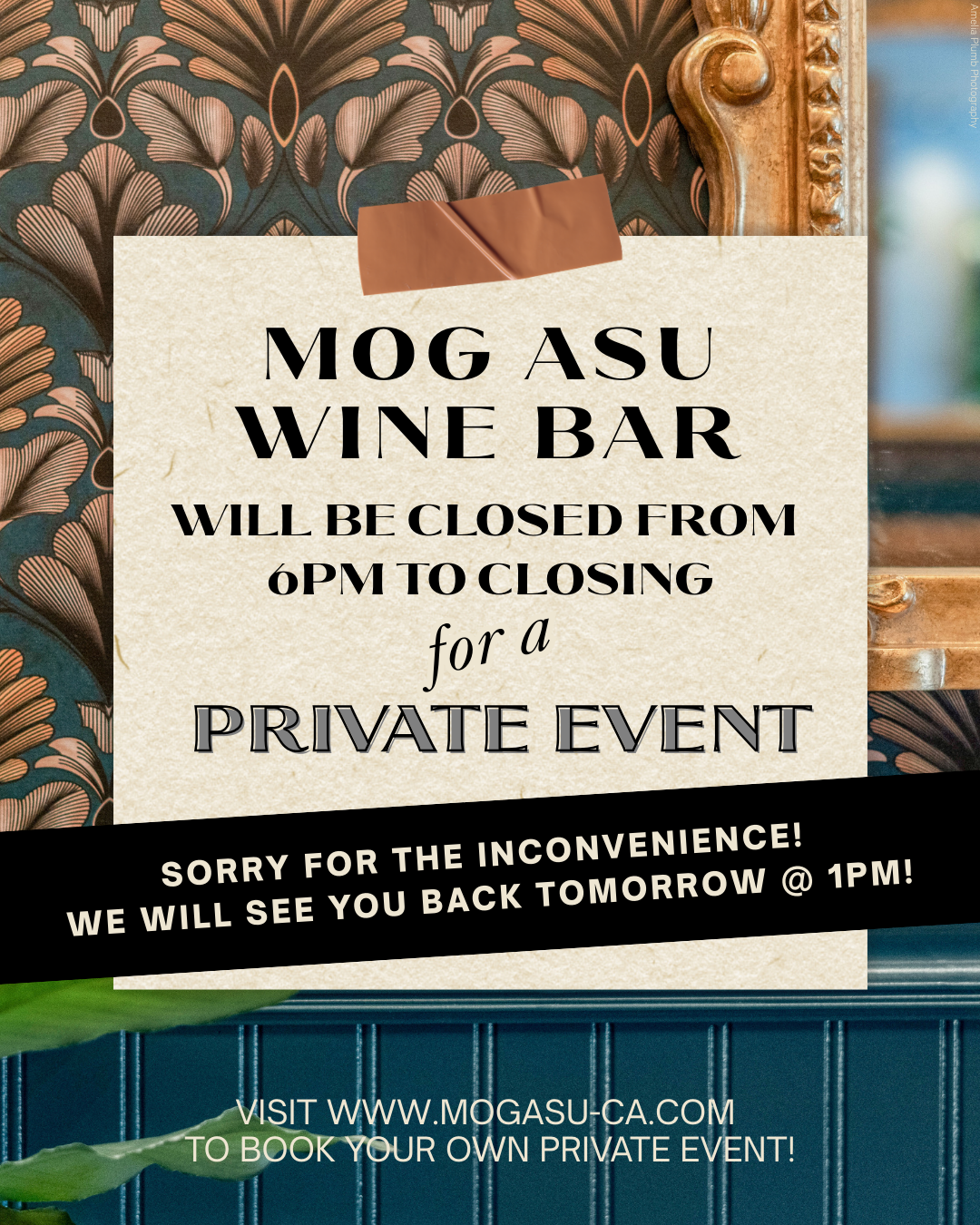 Closed from 6pm - 11pm for a Private Party.