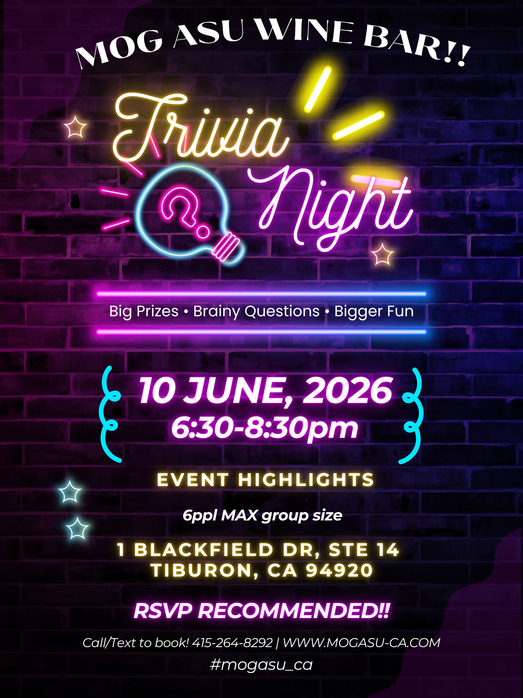 Purple and Blue Fun Quiz Competition Bright Lights Entertainment Neon Trivia Night Flyer (2).png