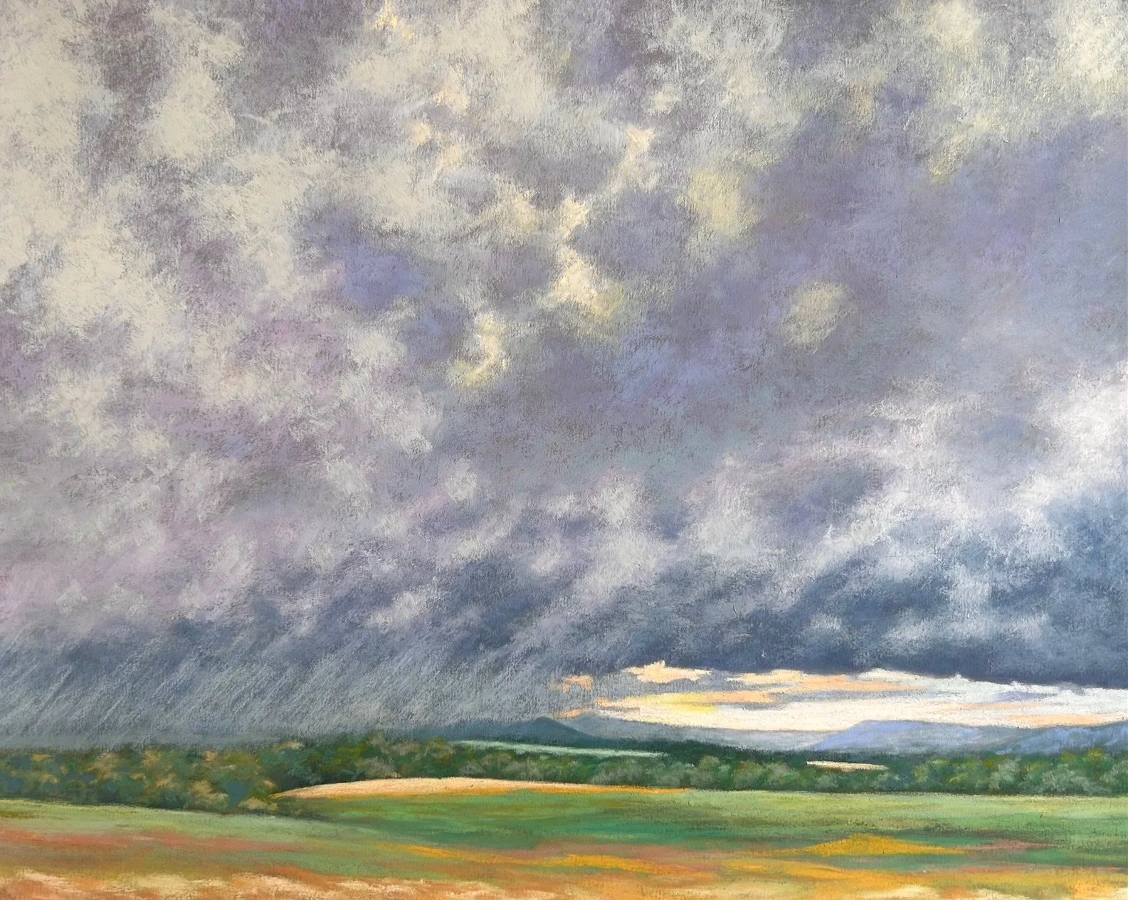 Storm Over Blue Mountain