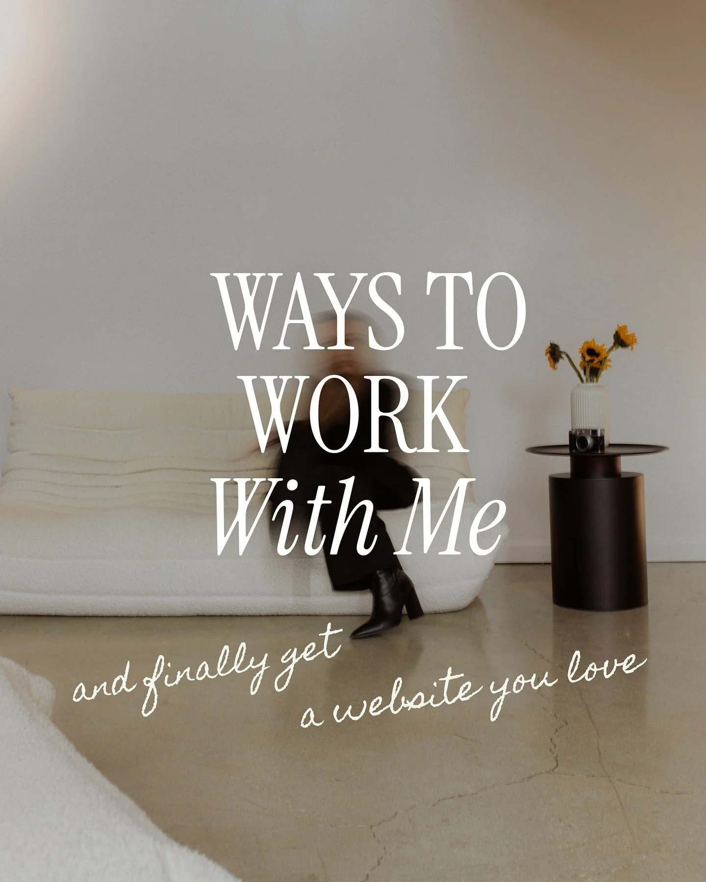 Running a business is already a full-time job... 

You&rsquo;re juggling clients, content, emails, and about a hundred other things. The last thing you need is to add &ldquo;website designer&rdquo; to your list too.👩🏽&zwj;💻

That&rsquo;s where I c