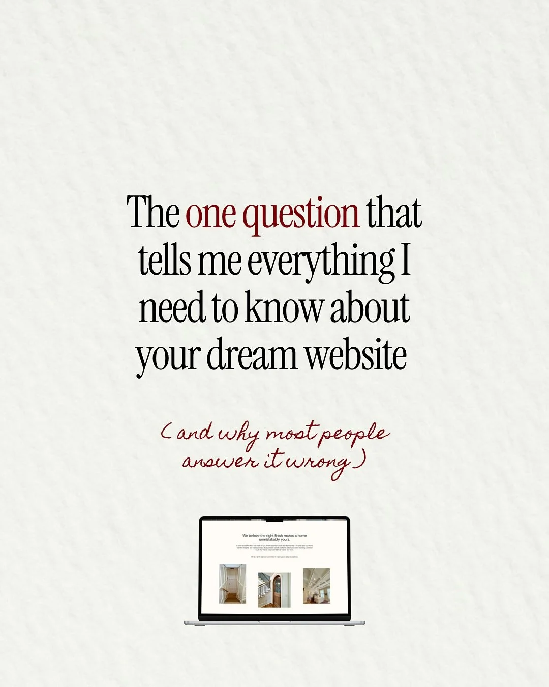 When I&rsquo;m building a website, I don&rsquo;t start with fonts, colours, or even logos. 👩🏽&zwj;💻

One of the first thing I ask (and the question that shapes everything) is: &ldquo;When someone lands on your site, what do you want them to feel a